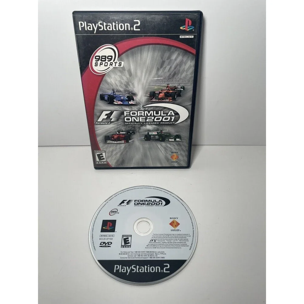 PlayStation 2 Formula One 2001 Game Disc PS2